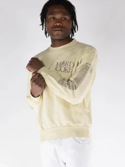 ARIES Felpe<FELPA CREW AGED HARDCORE Beige