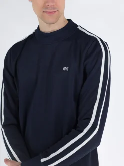 AMI Felpe<FELPA CREWNECK Bianco, Blu