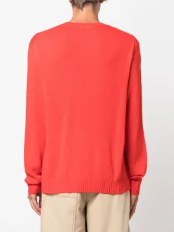 JIL SANDER Felpe<FELPA CREWNECK LONG-SLEEVE Arancione