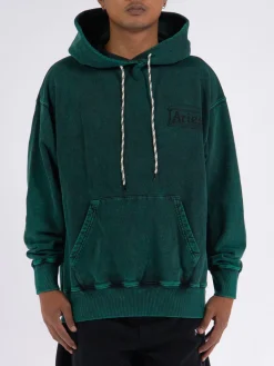 ARIES Felpe<FELPA DESTROYED TEMPLE HOODIE Verde