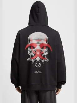44 LABEL GROUP Felpe<FELPA FALLOUT BASIC Bianco, Nero, Rosso