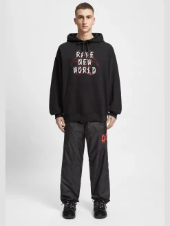44 LABEL GROUP Felpe<FELPA FALLOUT BASIC Bianco, Nero, Rosso