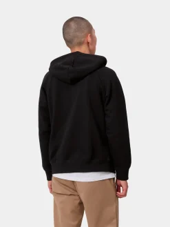 CARHARTT WIP Felpe<FELPA FULL ZIP CHASE Nero
