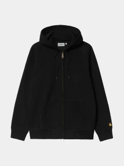 CARHARTT WIP Felpe<FELPA FULL ZIP CHASE Nero