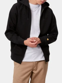 CARHARTT WIP Felpe<FELPA FULL ZIP CHASE Nero