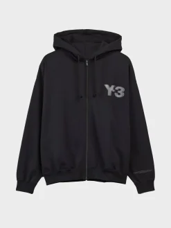 Y-3 Felpe<FELPA FULL ZIP CON LOGO Grigio, Nero
