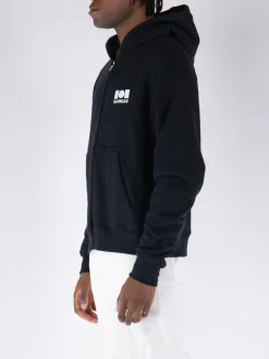 NAHMIAS. Felpe<FELPA FULL ZIP CON LOGO Nero