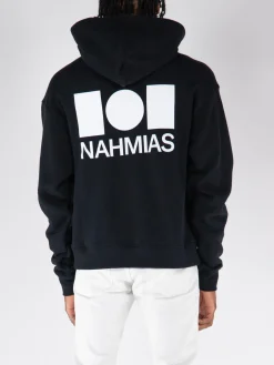 NAHMIAS. Felpe<FELPA FULL ZIP CON LOGO Nero