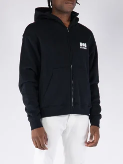 NAHMIAS. Felpe<FELPA FULL ZIP CON LOGO Nero