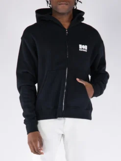 NAHMIAS. Felpe<FELPA FULL ZIP CON LOGO Nero