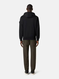 STONE ISLAND Felpe<FELPA FULL ZIP CON PATCH LOGO Giallo, Nero, Verde
