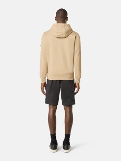STONE ISLAND Felpe<FELPA FULL ZIP CON PATCH LOGO Beige