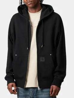 CARHARTT WIP Felpe<FELPA FULL ZIP ELDON SCRIPT Nero