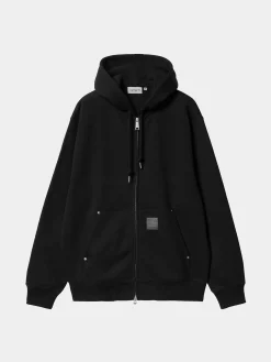CARHARTT WIP Felpe<FELPA FULL ZIP ELDON SCRIPT Nero