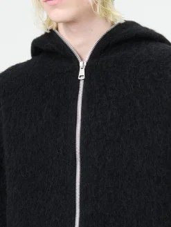 OUR LEGACY Felpe<FELPA FULL ZIP HOOD Nero