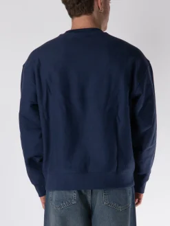 CARHARTT WIP Felpe<FELPA FULL ZIP LABEL SCRIPT Blu