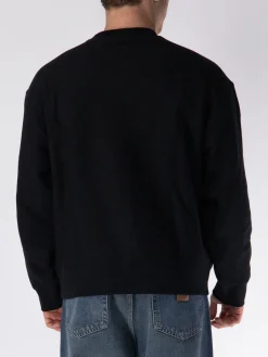 CARHARTT WIP Felpe<FELPA FULL ZIP LABEL SCRIPT Nero