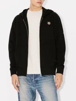 KENZO Felpe<FELPA FULL ZIP LUCKY TIGER Arancione, Bianco, Nero, Rosso