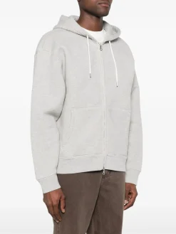 OUR LEGACY Felpe<FELPA FULL ZIP RASCAL HOOD Grigio