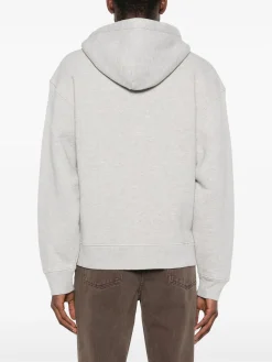 OUR LEGACY Felpe<FELPA FULL ZIP RASCAL HOOD Grigio