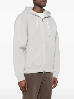 OUR LEGACY Felpe<FELPA FULL ZIP RASCAL HOOD Grigio