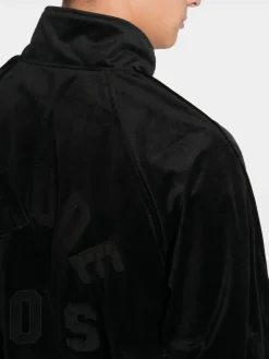 RHUDE Felpe<FELPA FULL ZIP VELVET Nero