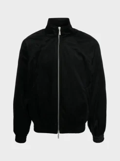 RHUDE Felpe<FELPA FULL ZIP VELVET Nero