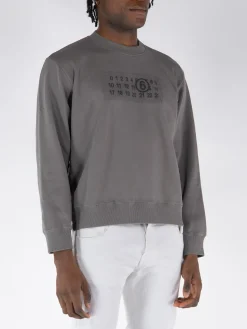MM6 MAISON MARGIELA Felpe<FELPA GIROCOLLO Grigio