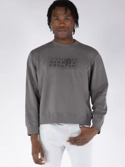 MM6 MAISON MARGIELA Felpe<FELPA GIROCOLLO Grigio