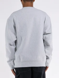 CARHARTT WIP Felpe<FELPA GIROCOLLO AMERICAN SCRIPT Grigio