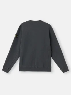 STONE ISLAND Felpe<FELPA GIROCOLLO CON PATCH LOGO Grigio