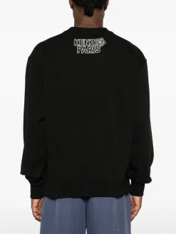 KENZO Felpe<FELPA GIROCOLLO CONSTELLATION Bianco, Nero