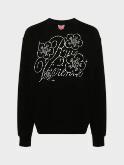 KENZO Felpe<FELPA GIROCOLLO CONSTELLATION Bianco, Nero