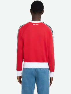 WALES BONNER Felpe<FELPA GIROCOLLO RESILIENCE Bianco, Rosso