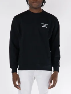 FELPA HOODIE SLOGAN Felpe<FELPA GIROCOLLO SLOGAN Bianco, Nero