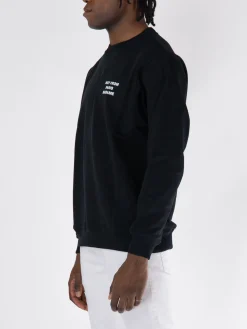 FELPA HOODIE SLOGAN Felpe<FELPA GIROCOLLO SLOGAN Bianco, Nero