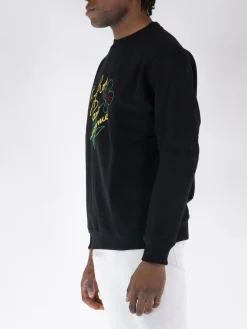 DROLE DE MONSIEUR Felpe<FELPA GIROCOLLO SLOGAN ESQUISSE Giallo, Nero, Rosso, Verde