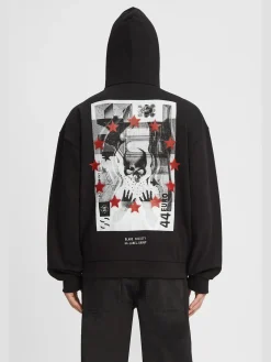 44 LABEL GROUP Felpe<FELPA GREED Nero, Rosso