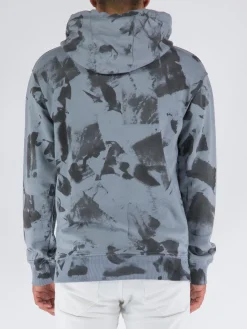 MAUNA-KEA Felpe<FELPA HAND-BRUSHED TIE-DYE HOODIE Grigio, Nero