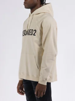 DSQUARED Felpe<FELPA HERCA FIT HOODIE Beige