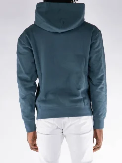 JIL SANDER Felpe<FELPA HOODIE Blu