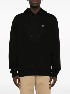 ARTE Felpe<FELPA HOODIE ABSTRACT Bianco, Nero, Lime