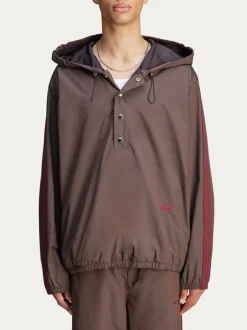 ADIDAS X WALES BONNER Felpe<FELPA HOODIE ANORAK WB Marrone, Rosso