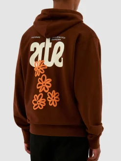 ARTE Felpe<FELPA HOODIE BLOOMING IDEAS Bianco, Marrone