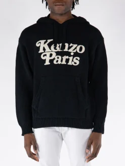 KENZO Felpe<FELPA HOODIE BY VERDY UNISEX Bianco, Nero