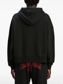 PALM ANGELS Felpe<FELPA HOODIE COLLEGE Nero, Rosso