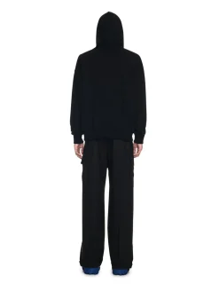 OFF-WHITE Felpe<FELPA HOODIE COLLEGE SKATE Bianco, Nero