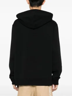 LANVIN Felpe<FELPA HOODIE CON LOGO Nero