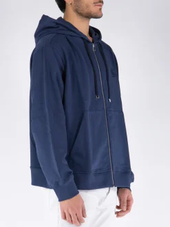ETRO Felpe<FELPA HOODIE CON ZIP Blu