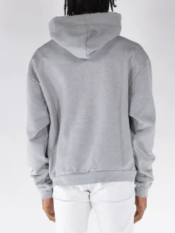 MEMBERS OF THE RAGE Felpe<FELPA HOODIE DISTRESSED Grigio